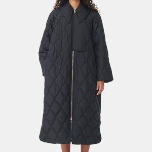 Ganni Oversized Ripstop Quilt Coat
